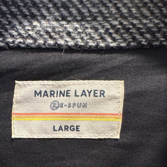 Marine Layer Charcoal Herringbone Jacket - Picture 2 of 5
